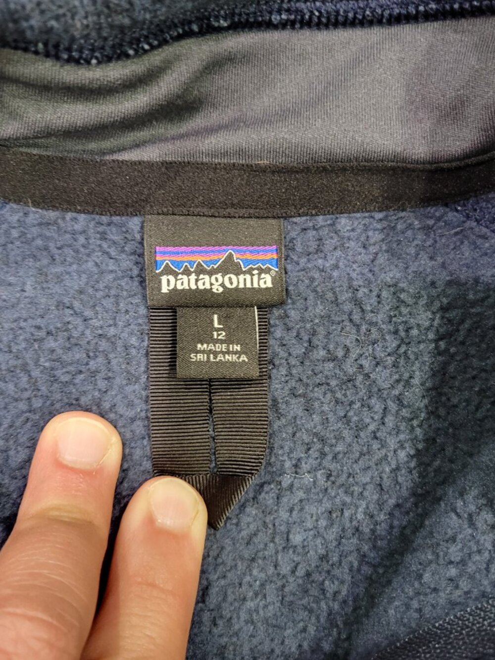 Patagonia Better Sweater Youth Size Large 12 Blue Pullover Jacket 1/4 Zip - Picture 3 of 5
